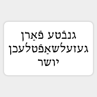 Social Justice Rogue (Yiddish, Feminine) Magnet